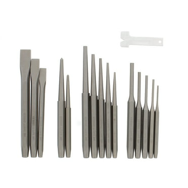 Taper RAM-PRO 16-Piece Punch and Chisel Set Kit Includes Steel Pin